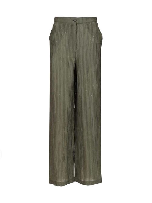 pantaloni in creponne plissé sparkling Emporio Armani | EW003446 AF20830F1010